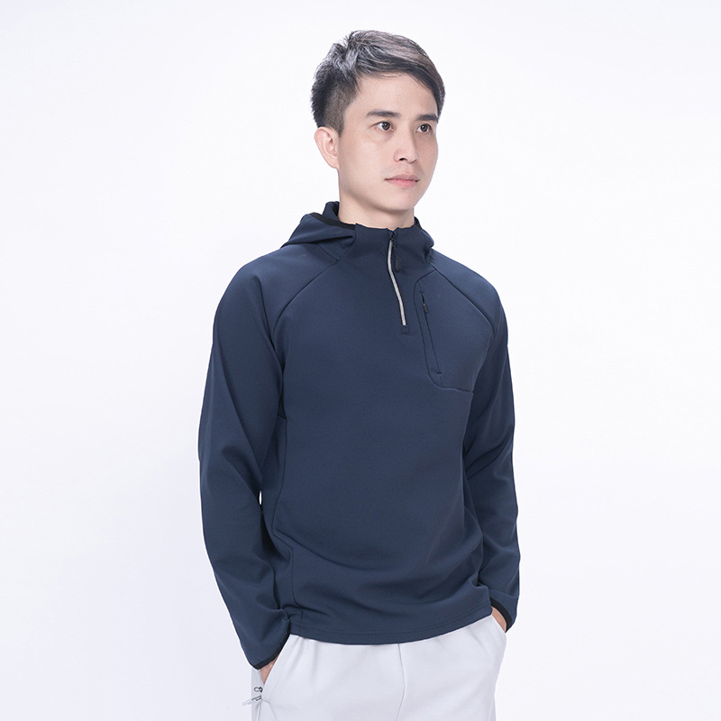 Meeste välijakk tuulekindel - kerge, kapuutsiga, pika varrukatega, ühekordne