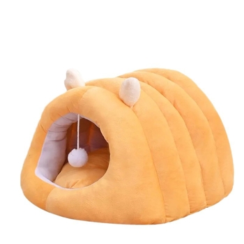 Cuib pentru animale de companie All-Season pentru pisici și câini mici, pluș cald, PP bumbac