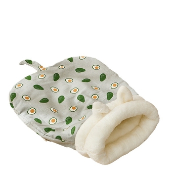 Cuib pentru pisici, căldură de iarnă, design semiînchis, material: pânză, pentru pisici