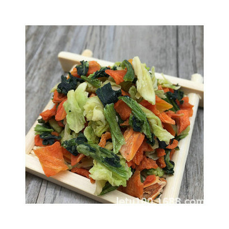 Radish Valley суха храна за домашни любимци — смесени изсушени зеленчуци за зайци и морски свинки, 20 кг пакет, общо предназначение