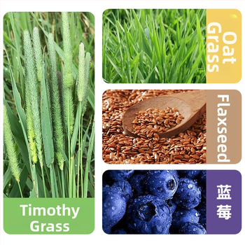 Kuiv toit täiskasvanud küülikutele — porgandid, mustikad ja Timotija heina, Radish Valley, kood 0034, 20 tk