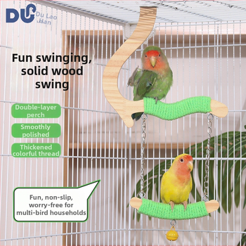 Hračky pre papagáľa – Doplnky do klietky: Plast, Du Laohan, pre Xuanfeng Tiger-Skin Peony Parakeet, Hračky do klietky a Žuvací stojan