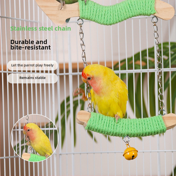 Hračky pre papagáľa – Doplnky do klietky: Plast, Du Laohan, pre Xuanfeng Tiger-Skin Peony Parakeet, Hračky do klietky a Žuvací stojan