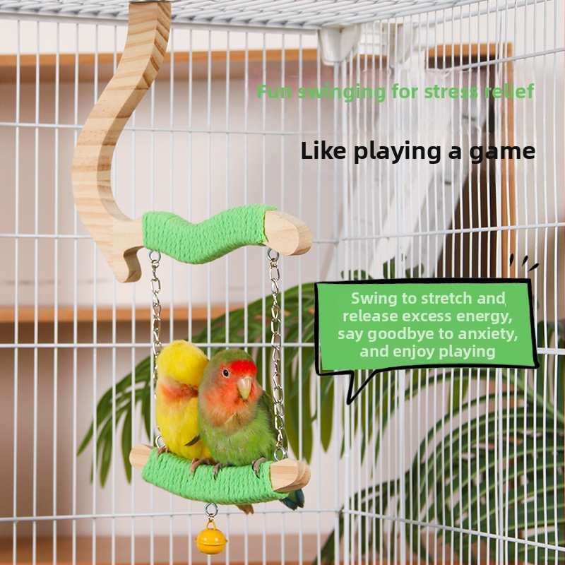 Hračky pre papagáľa – Doplnky do klietky: Plast, Du Laohan, pre Xuanfeng Tiger-Skin Peony Parakeet, Hračky do klietky a Žuvací stojan