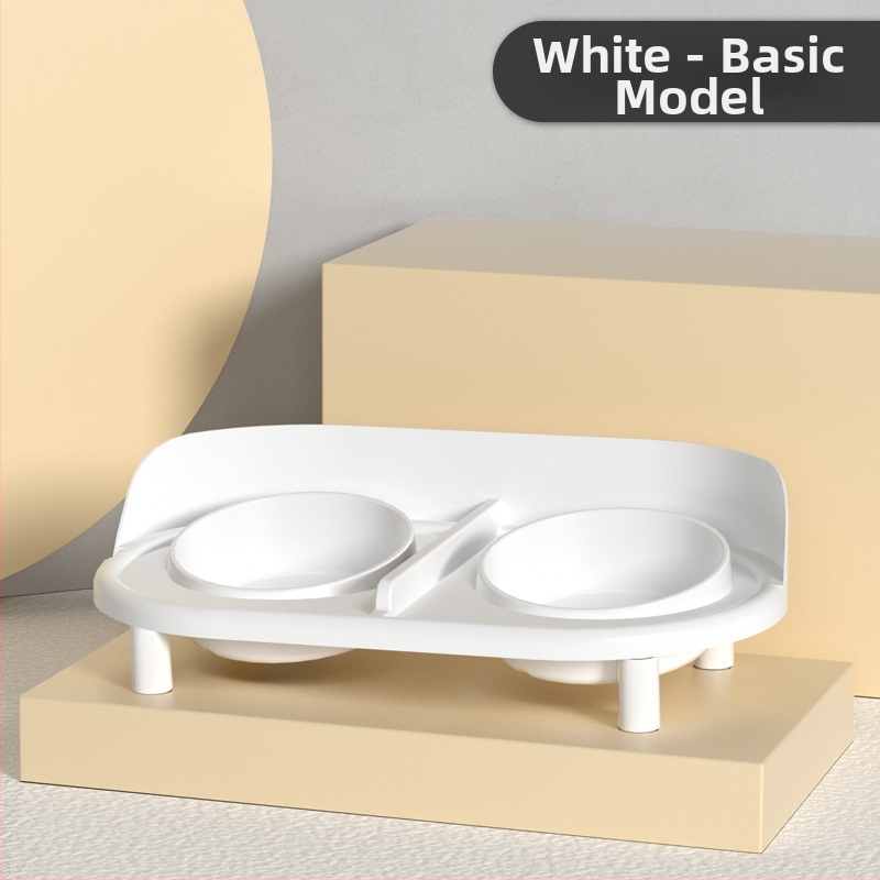 Berigi Keramická sada pre mačku s dvojitými misami na jedlo a vodu, proti prevráteniu