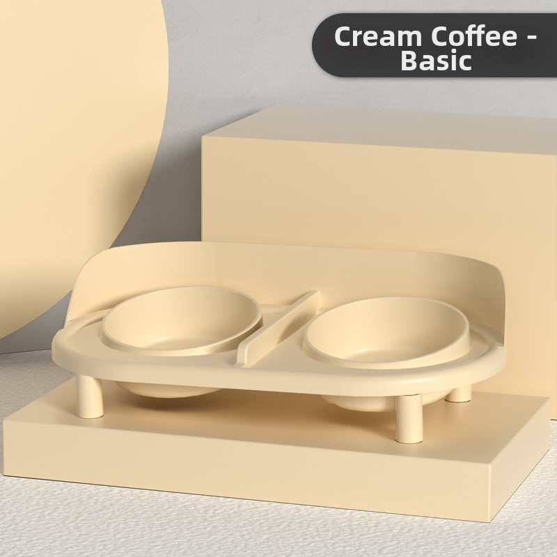 Berigi Keramická sada pre mačku s dvojitými misami na jedlo a vodu, proti prevráteniu