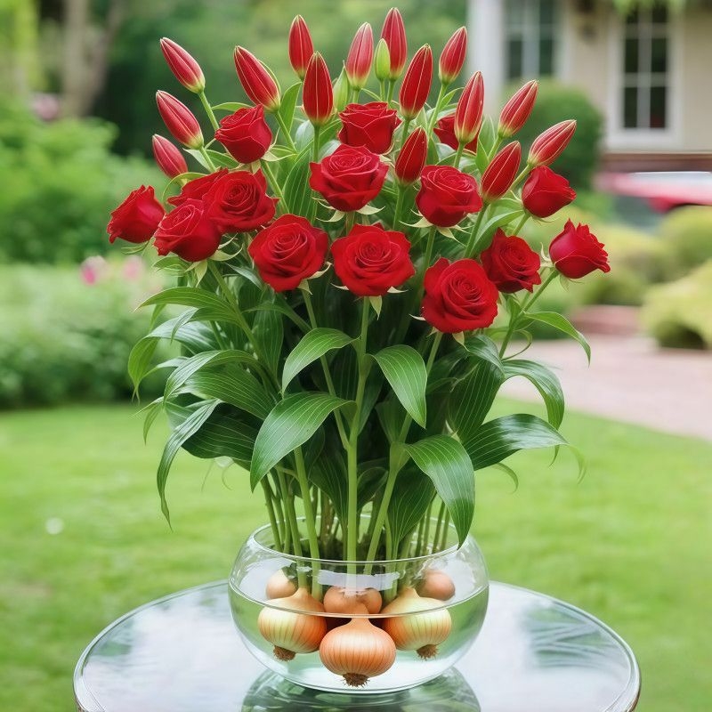 Хидропонна роза за вътрешна употреба — филтриращ въздуха листно растение за офис, оптимална температура 25°C