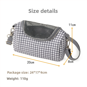 Hamsteri crossbody kott — Oxford kangas, nelja aastaaja kasutus