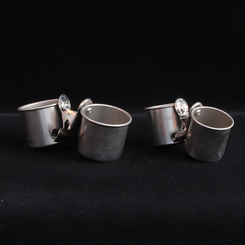 Happy Pet Garden rozsdamentes acél clip-on madár etető- és ivótál pohártartóval