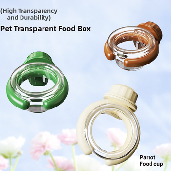 Rippuv plastmassist linnutoidukauss papagaille ja väikestele lemmikloomadele