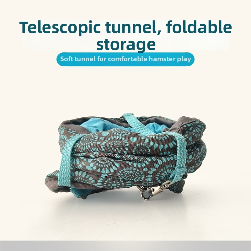 Tunel pre malé domáce zvieratá s hamsterským hamakom a plyšovým spacíkom – polyester, štyri ročné obdobia, pôvod Jiangsu