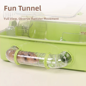 Akrüülist väline tunnel hamstritele, läbipaistev labürint