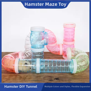 Akrüülist väline tunnel hamstritele, läbipaistev labürint