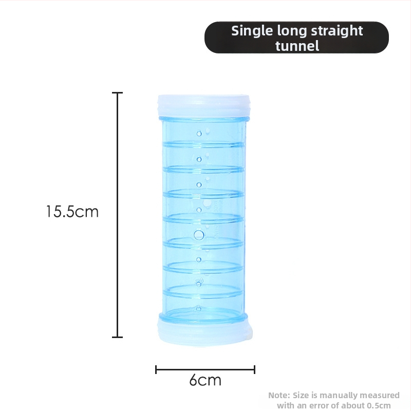 Akrüülist väline tunnel hamstritele, läbipaistev labürint