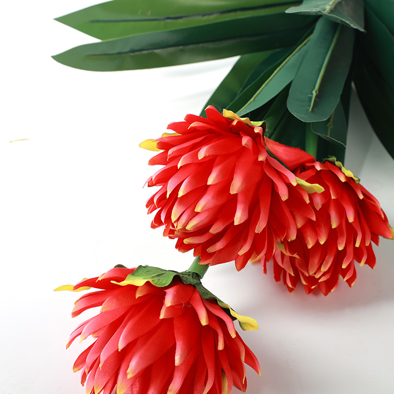 Umelá bonsai rastlina v kvetináči s vzhľadom ananásu — Xin chengzhi, plast materiál, spracovanie: styling, odroda 40224727108, pre svadbu, vonku, rekvizity na fotenie, domová dekorácia