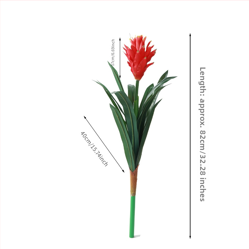 Umelá bonsai rastlina v kvetináči s vzhľadom ananásu — Xin chengzhi, plast materiál, spracovanie: styling, odroda 40224727108, pre svadbu, vonku, rekvizity na fotenie, domová dekorácia