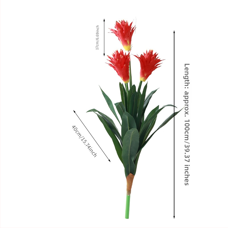 Umelá bonsai rastlina v kvetináči s vzhľadom ananásu — Xin chengzhi, plast materiál, spracovanie: styling, odroda 40224727108, pre svadbu, vonku, rekvizity na fotenie, domová dekorácia