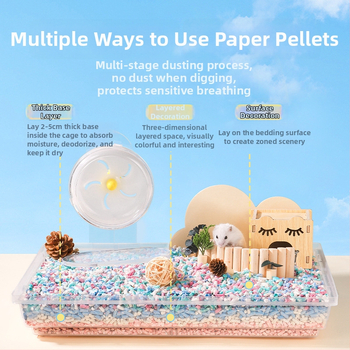 Eco-paber hamsteri voodi, päritolu Hunan, bränd Run Around, kategooria: lemmikloomatoit