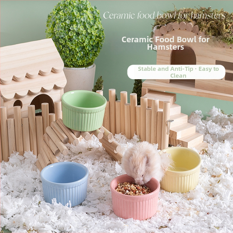 Portselanist hamsteri toidukauss (Materjal: Portselan; Päritolu: Chaozhou, Guangdong; Bränd: Shuo ni; Kategooria: Koduloomade toit)