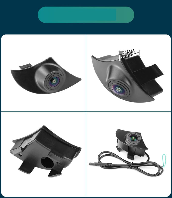 Specijalizirana prednja kamera postavljena na vozilo, visoke rezolucije AHD 1080O.