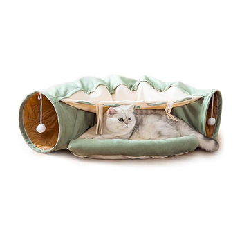 Τούνελ γάτας και παιχνίδι φωλιάς – Υφασμάτινο υλικό, κατάλληλο για γάτες, Μάρκα: Excellent and Beautiful