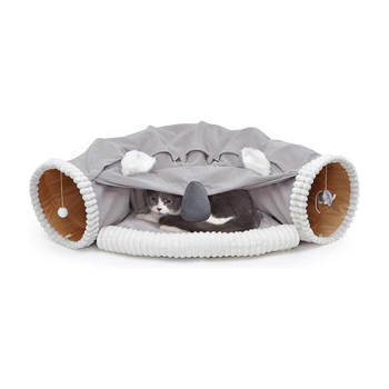 Τούνελ γάτας και παιχνίδι φωλιάς – Υφασμάτινο υλικό, κατάλληλο για γάτες, Μάρκα: Excellent and Beautiful