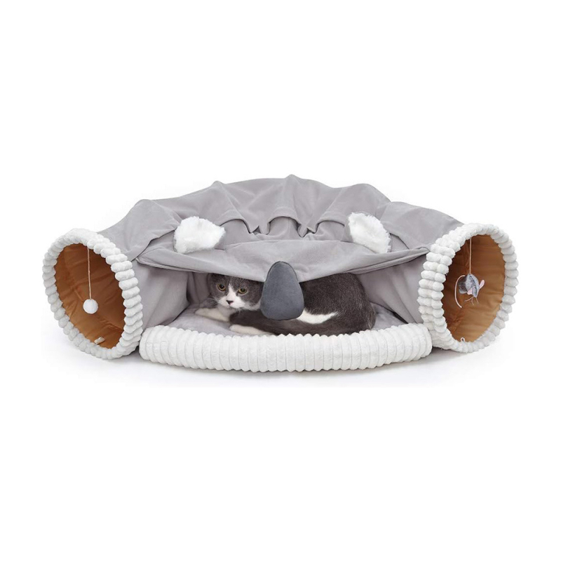 Τούνελ γάτας και παιχνίδι φωλιάς – Υφασμάτινο υλικό, κατάλληλο για γάτες, Μάρκα: Excellent and Beautiful