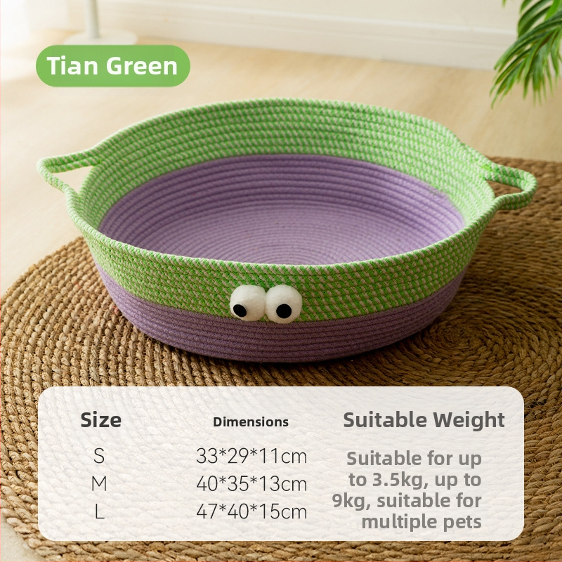 Nerve cat kassipesa puuvillase köiega