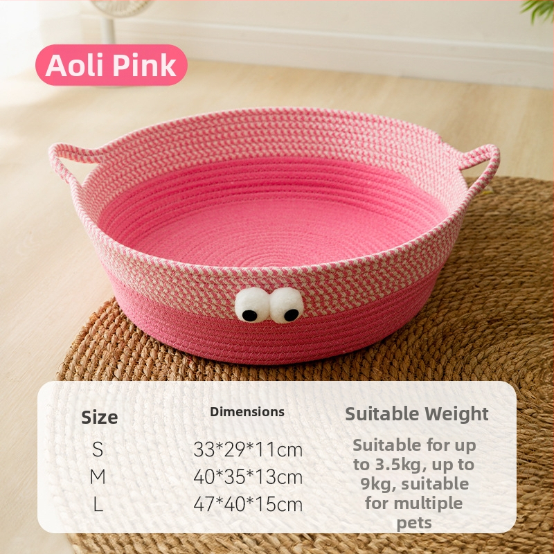 Nerve cat kassipesa puuvillase köiega