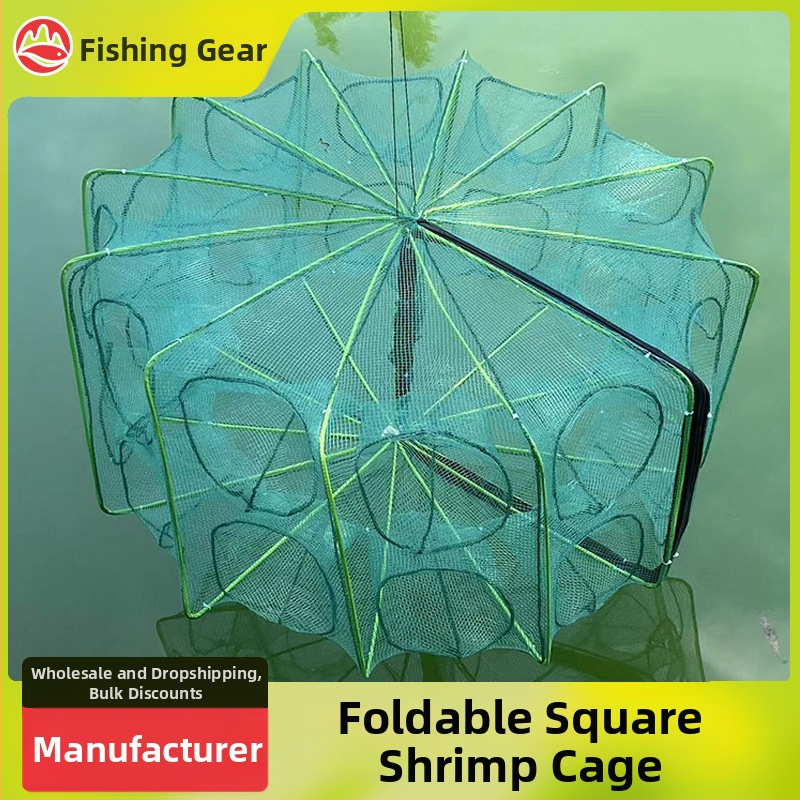 Sulguv creveti võrk vihmavarju kujundusega – nailonmaterjalist konstruktsioon, sobib krevettide, krabide ja homaaride püügil