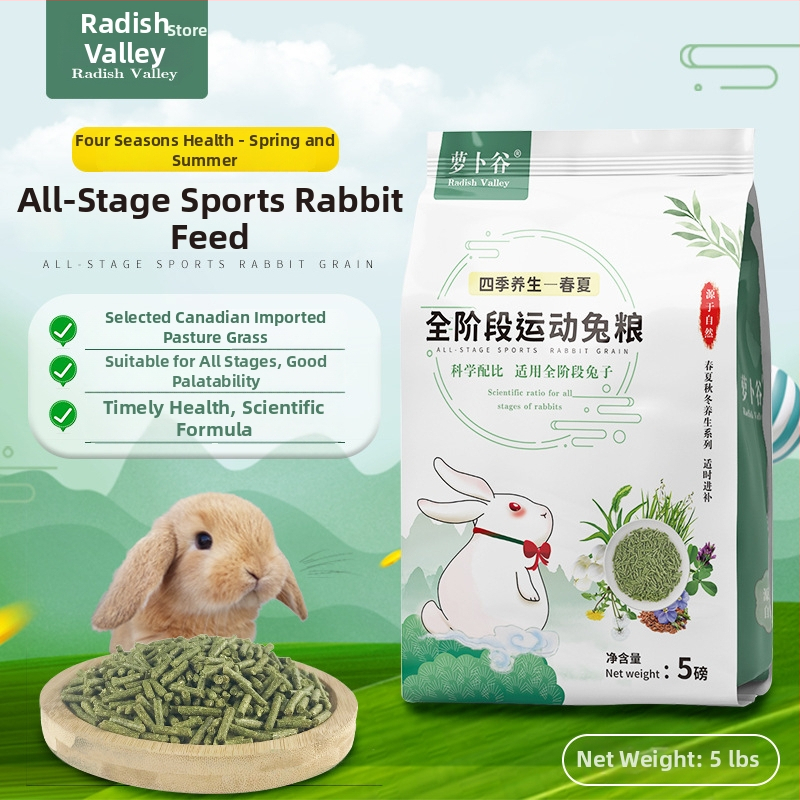 Carrot Valley džiovintas triušio maistas, 3 kg, 10 pakuočių, naminiams gyvūnams maistas