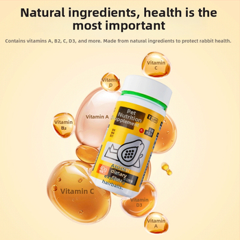 Yee sausa ėdalo triušiams, hamsters ir činčiloms — užkandis plaukų pašalinimui, 100 g