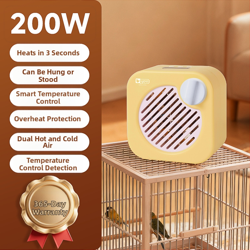 Papagoi ja lemmikloomade jaoks mõeldud soojusallikas, ABS materjal, Yee bränd