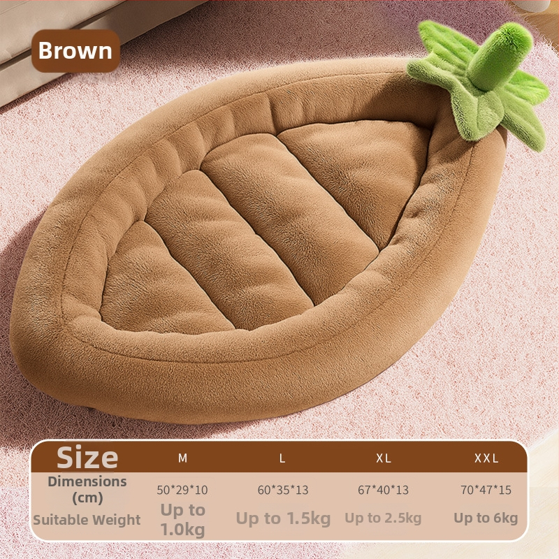 Koera pesa kristallse sametiga mäluvahtuga, eemaldatav ja pestav