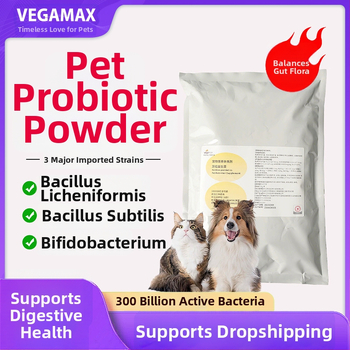 Pulbere probiotică pentru animale de companie (câini și pisici) - suport GI universal, Vegamax, 1 kg, Origine Zhejiang
