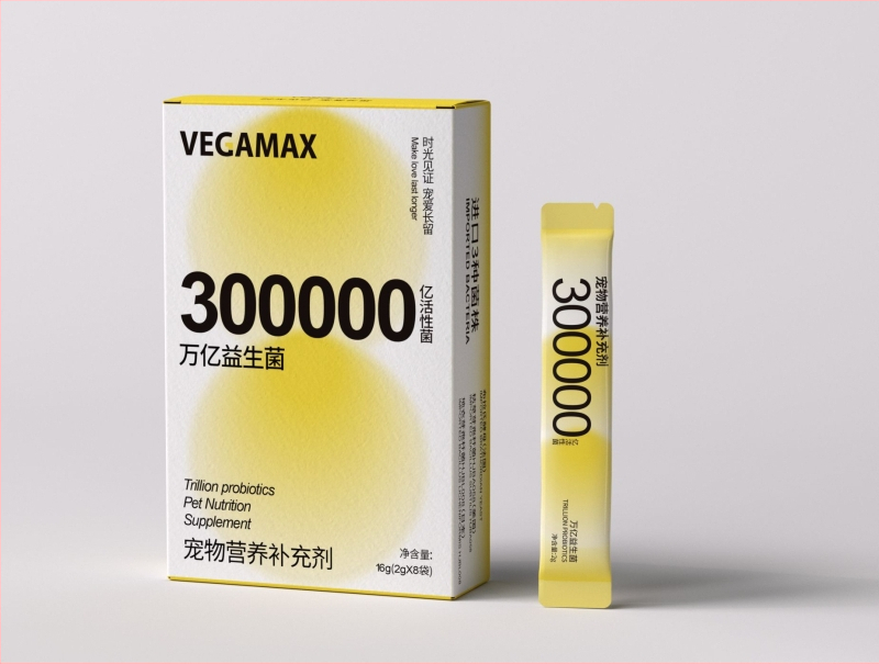 Pulbere probiotică pentru animale de companie (câini și pisici) - suport GI universal, Vegamax, 1 kg, Origine Zhejiang