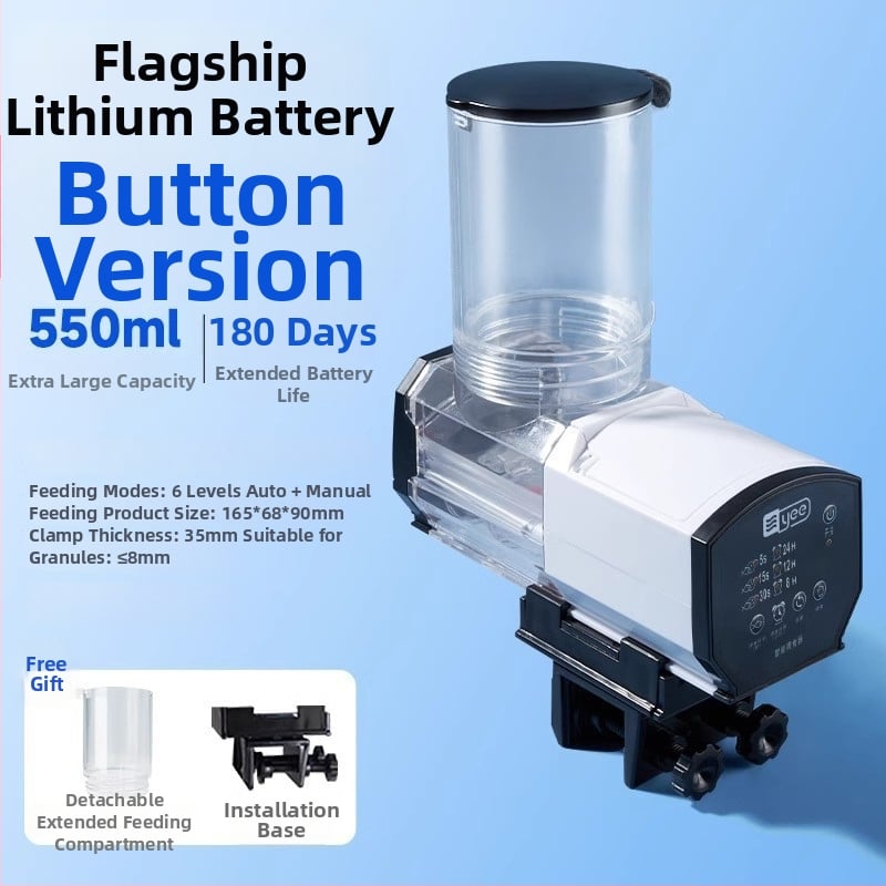 Automatinė akvariumo šėrimo įranga, Yee, plastmasė, išmanus laikmatis