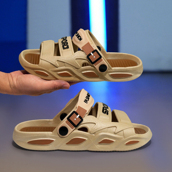 Uniszex EVA papucs, vastag talppal, EVA felsőrész, csúszásmentes, nyitott orrú