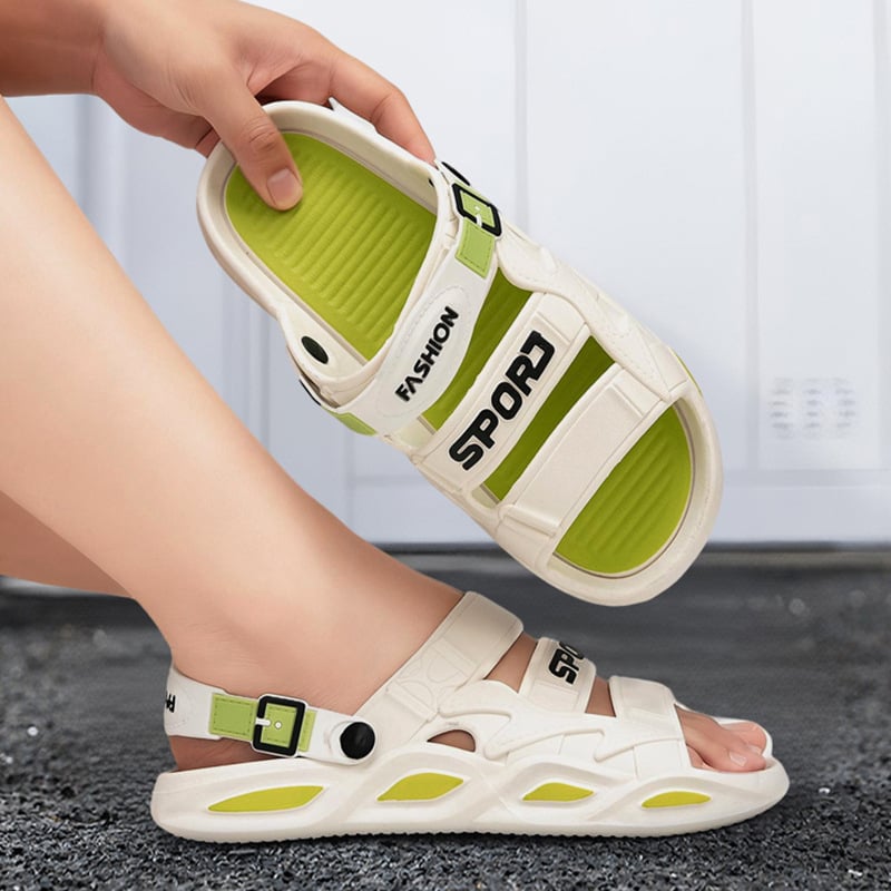 Uniszex EVA papucs, vastag talppal, EVA felsőrész, csúszásmentes, nyitott orrú