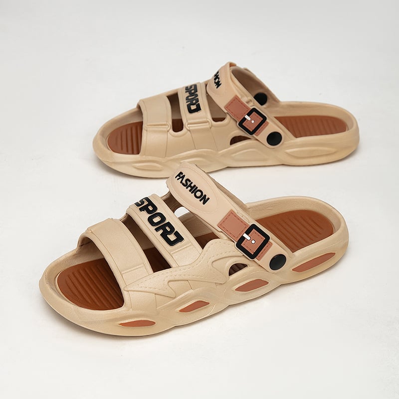 Uniszex EVA papucs, vastag talppal, EVA felsőrész, csúszásmentes, nyitott orrú