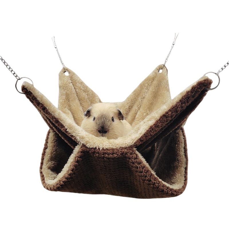 Hamsteri pesakodu puuvillast, juustukujulise kujuga, minimalistlik stiil, hoiab sooja