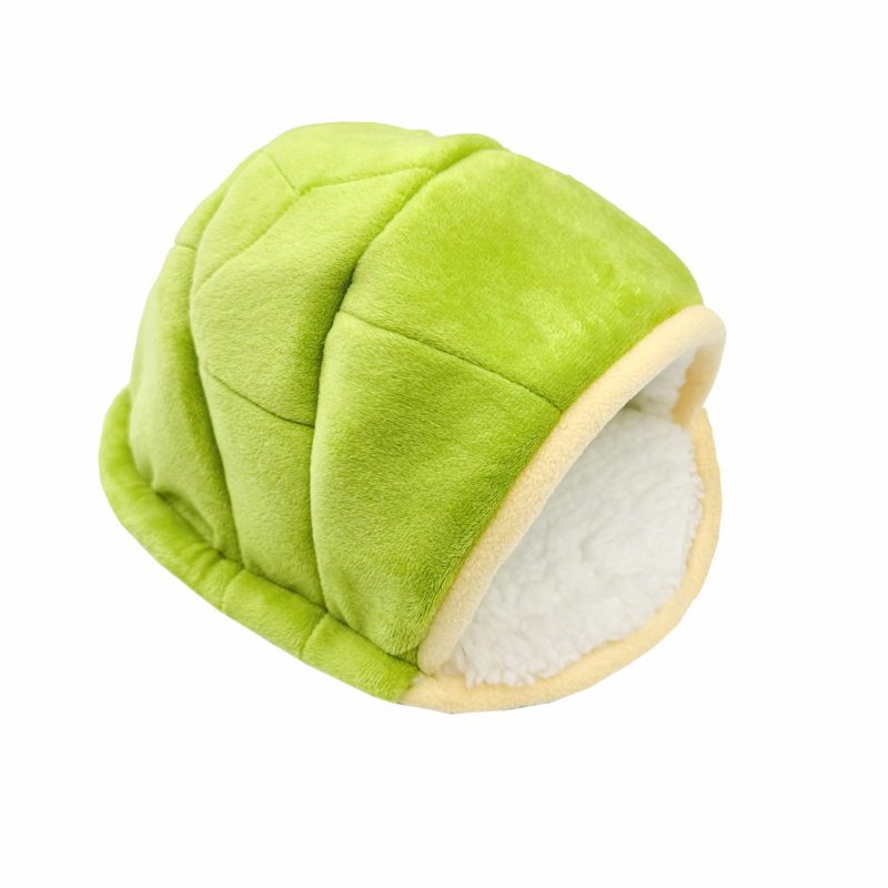 Cuib de hamster – ventilat și respirabil, pentru iarnă, formă ovală, material din pânză, pentru interior