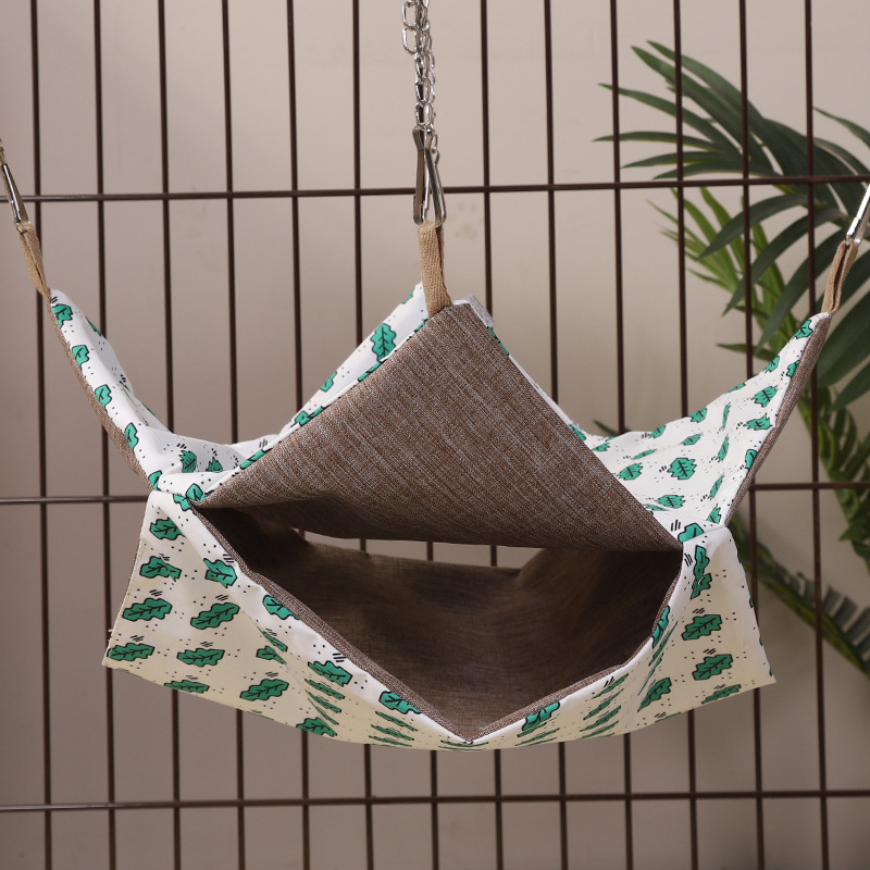 Väikeste lemmikloomade hamakas – Veekindel kangas, Lihtne puhastada, Hamstrile sobiv, Kõigi aastaaegade jaoks