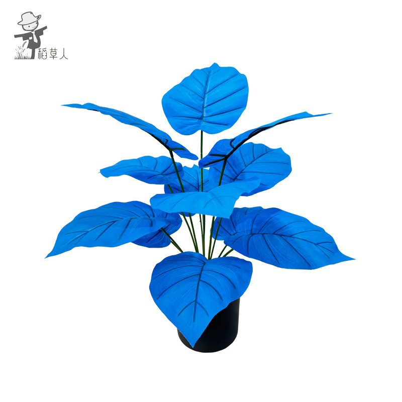 Sünteetilised rohelised taimed seinale dekoratsioonide jaoks – igihaljad dekoratiivtaimed kodu jaoks; materjalid: plastik, EVA, pehme PVC; käsitöö: käsitöö, simulatsioon, süstimise vormimine