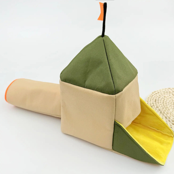 Kućica za hrčke s tunelom, u obliku izvanzemaljca, poliesterska konstrukcija, za unutarnju upotrebu, zabava