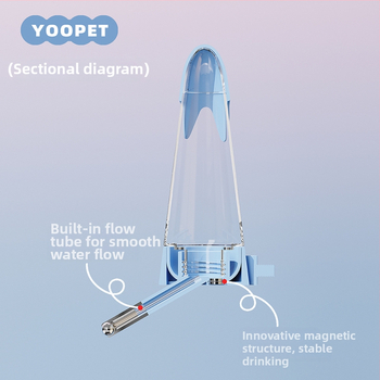 Seina külge paigaldatav hamsteri veepudel, kahekordne kasutusveejaotur – Demon pet notes