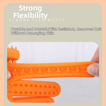 Silikoonist topeltpoolne lemmikloomade vannirätik – puhastamine, karvade eemaldamine ja massaaž; Midali, pakk 100 tk