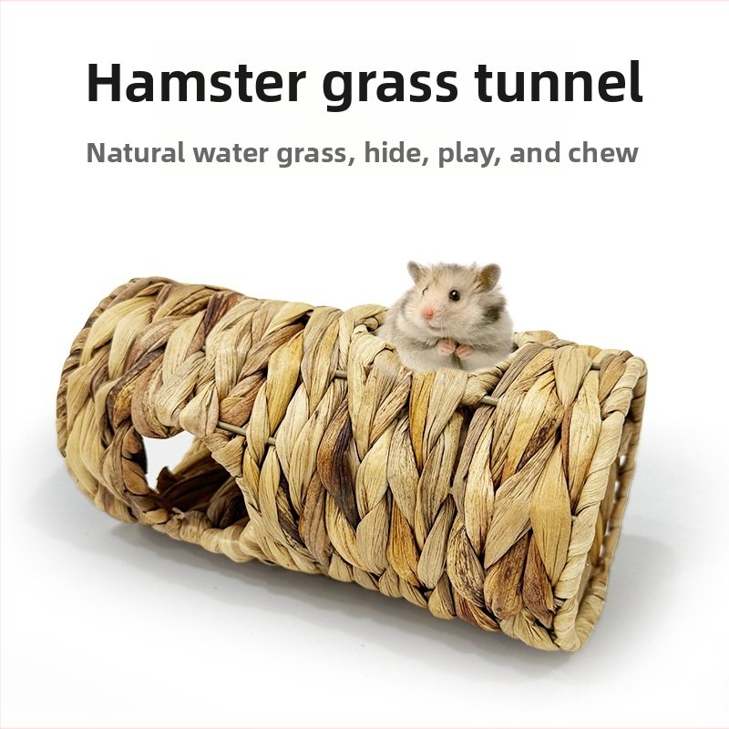 Hamsteri pesakodu ja tunnel veekõrva rohust - looduslik materjal, päritolu Anhui, Mitte imporditud