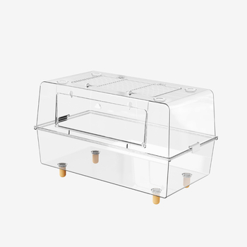 Demon Pet kavez za hamstera – plastični, unutarnja uporaba, rombasti oblik, za odmor i skrivanje, minimalistički stil