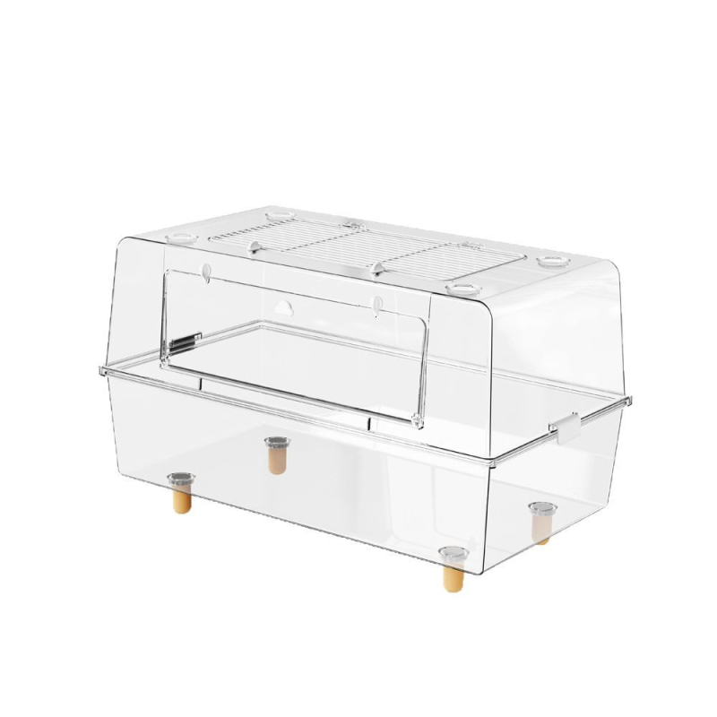 Demon Pet kavez za hamstera – plastični, unutarnja uporaba, rombasti oblik, za odmor i skrivanje, minimalistički stil